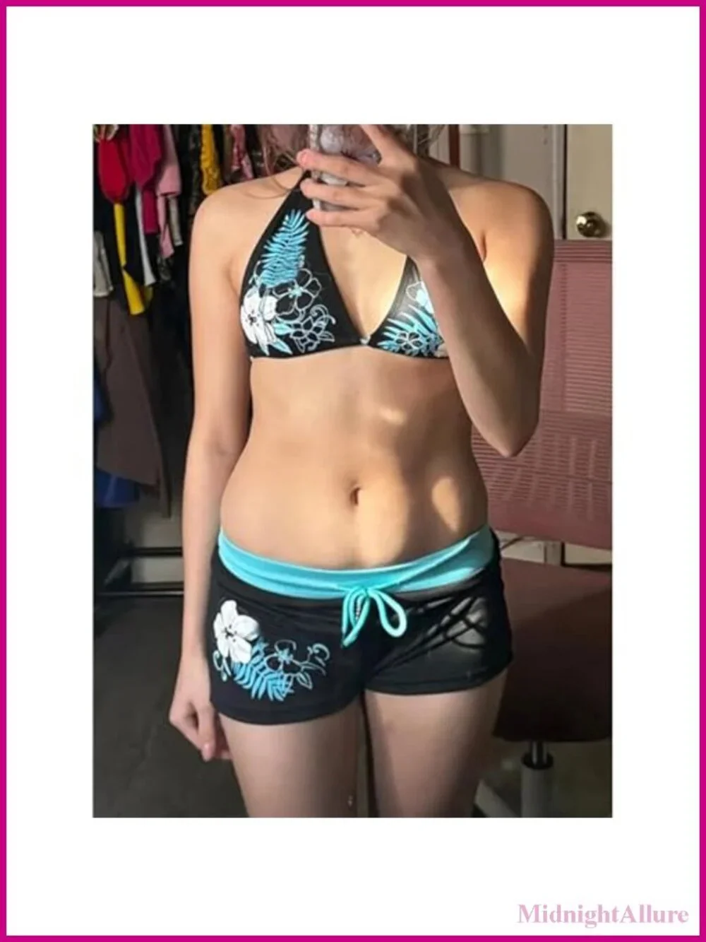 Y2K Halter Bikini Set Women Two Piece Swimsuit Cute Beach Outfits 2025